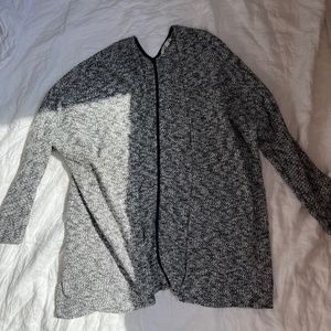 American Eagle Outfitters Slouchy Cardigan heather black and white size XL